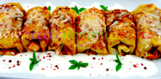 Clatite Umplute cu Pui si Legume Reteta de Clatite Umplute cu Pui si Legume