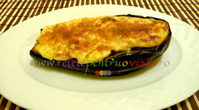 Vinete Umplute cu Carne Tocata si Sos Bechamel Reteta de vinete umplute cu carne tocata si sos bechamel