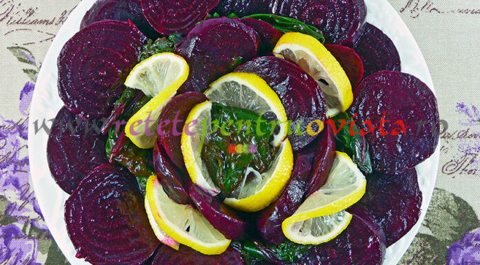 Salata de Sfecla Rosie cu Usturoi Salata de Sfecla Rosie