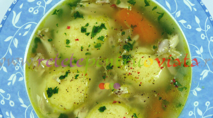 Supa de Pui cu Galusti din Gris Reteta de supa de pui cu galusti 1