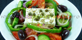 Salata Greceasca – Reteta Originala Reteta de salata greceasca