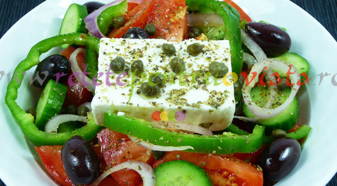 Salata Greceasca – Reteta Originala Reteta de salata greceasca