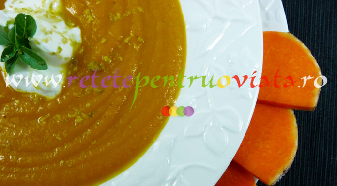 Supa Crema de Dovleac Galben Reteta de supa crema de dovleac