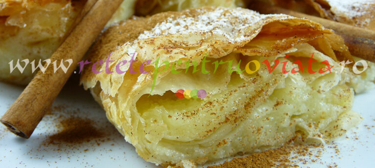 Placinta cu Crema de Vanilie (Bougatsa)
