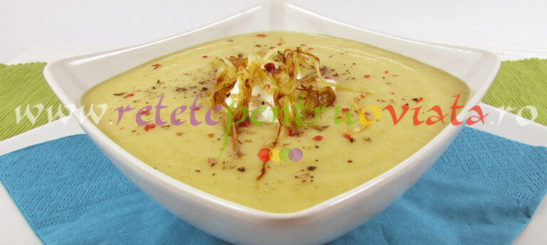 Supa-crema de cartofi cu praz