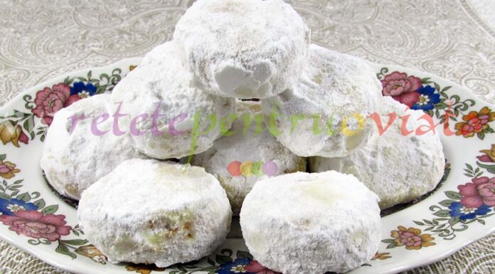 Fursecuri cu Migdale (Kourabiedes) Reteta fursecuri cu migdale - kourabiedes