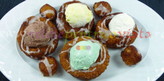 Gogosi Rapide din Foietaj cu Inghetata Reteta gogosi rapide din foietaj cu inghetata