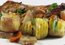 Iepure la Cuptor cu Vin si Legume Iepure la Cuptor cu Vin si Legume