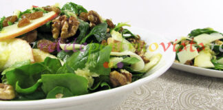 Salata de Spanac cu Para, Mar si Parmezan Salata de Spanac cu Para, Mar si Parmezan