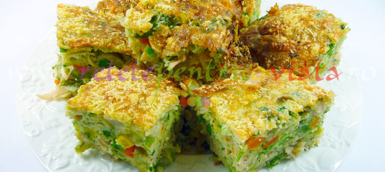 Reteta sufleu de legume cu jambon