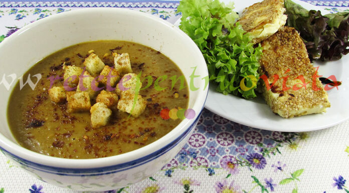 Supa Crema de Linte Verde Reteta supa crema de linte verde