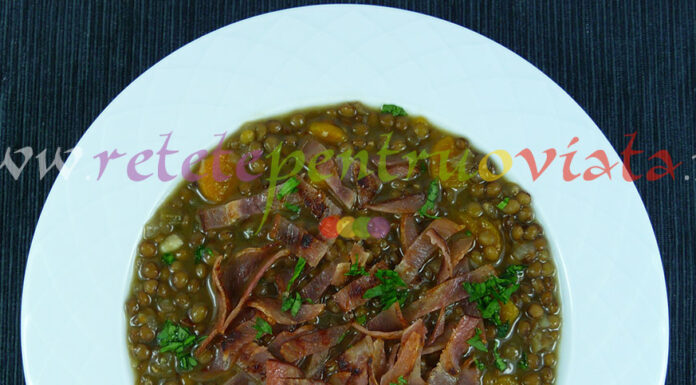 Supa de Linte cu Bacon si Menta Reteta supa de linte cu bacon si menta