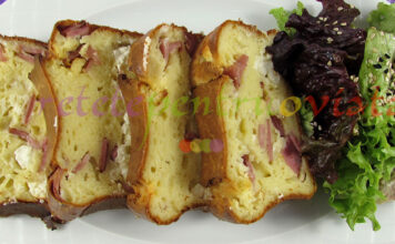 Chec Aperitiv cu Sunca si Branza Chec Aperitiv cu Sunca si Branza