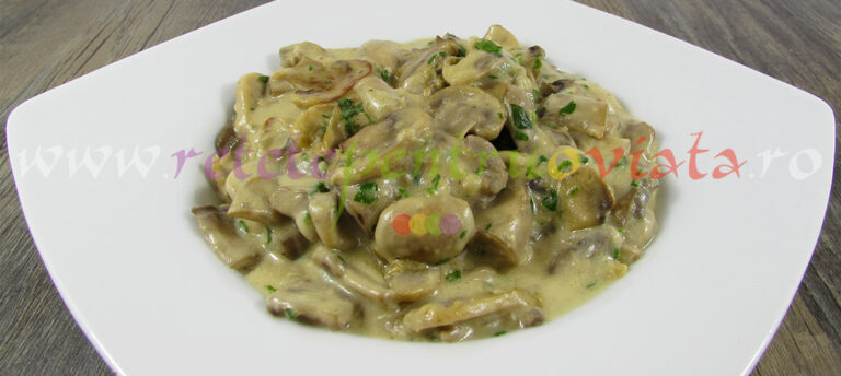 Ciulama de ciuperci cu smantana