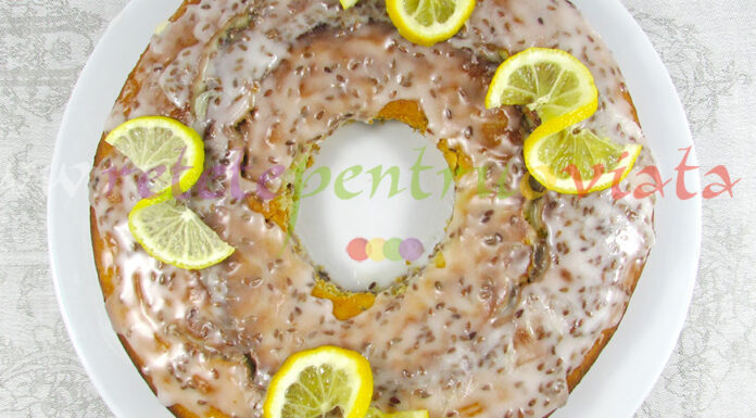 Prajitura cu Lamaie si Migdale Prajitura cu Lamaie si Migdale