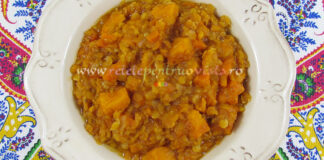 Mancare de Linte Rosie cu Legume Mancare de Linte Rosie cu Legume