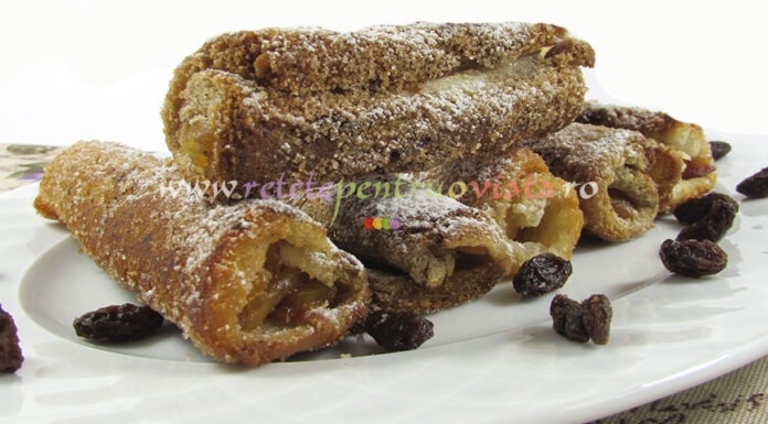 Rulouri cu Mere (fara Aluat) Reteta rulouri cu mere (fara aluat)