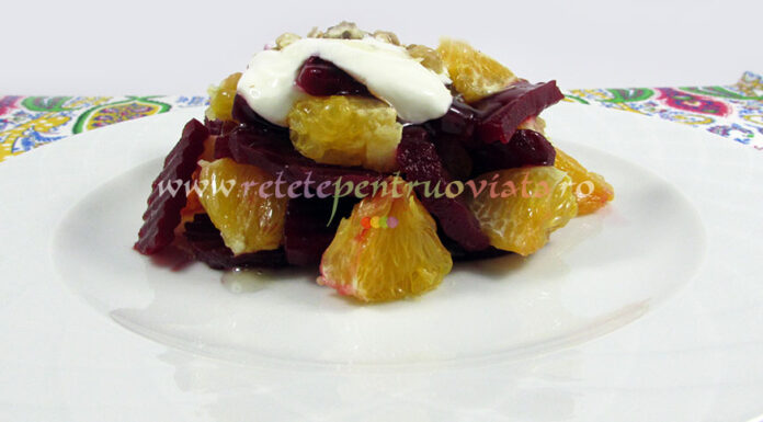 Salata de Sfecla cu Portocale si Iaurt Salata de sfecla cu portocale