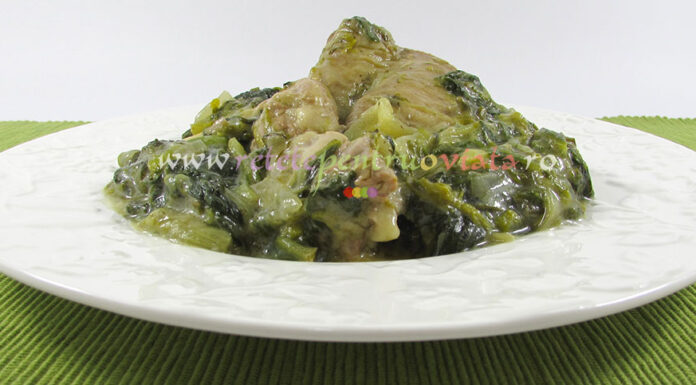 Miel cu Spanac – Reteta Greceasca Miel cu Spanac - Reteta Greceasca