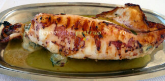 Calamar Umplut la Gratar Reteta Calamar Umplut la Gratar