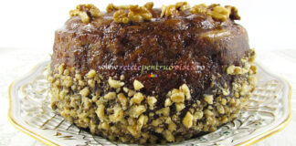 Prajitura cu Nuca si Ciocolata Reteta Prajitura cu Nuca si Ciocolata (Karidopita)