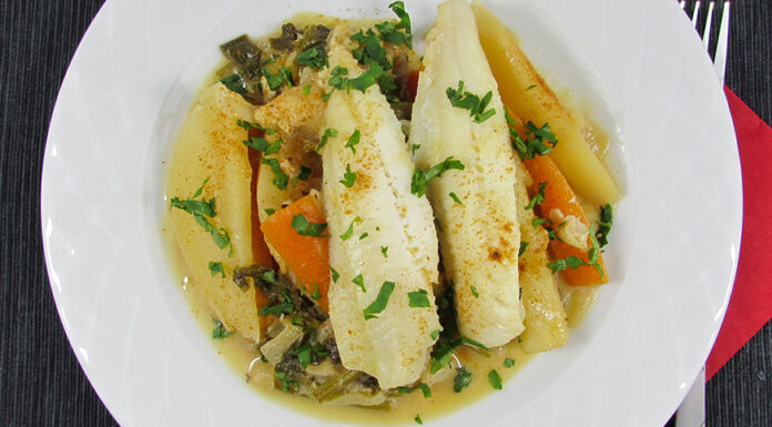 Peste cu Legume si Lamaie Reteta Peste cu Legume