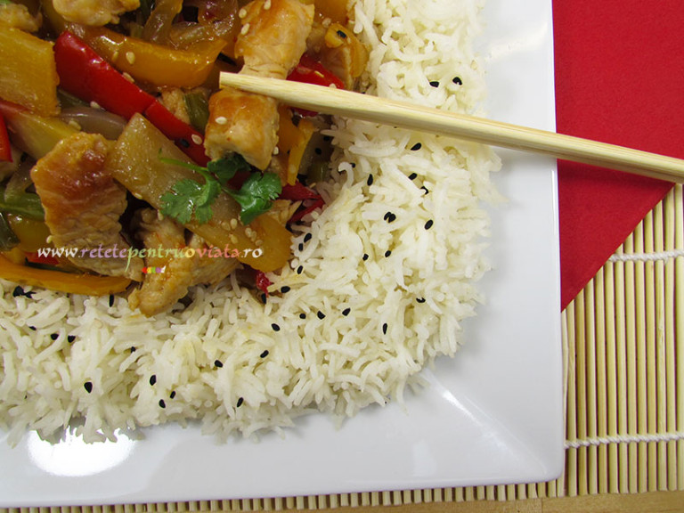 Pui Chinezesc cu Orez ⋆ Retete Pentru O Viata