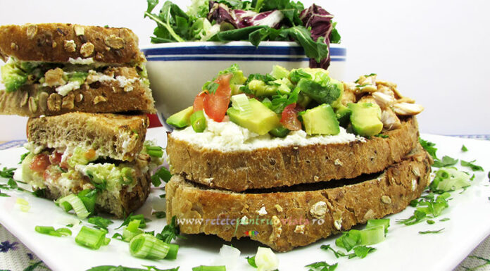 Sandwich cu Piept de Pui si Avocado Sandwich cu Piept de Pui si Avocado
