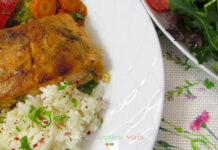 Somon cu Legume la Cuptor Reteta de Somon cu Legume la Cuptor