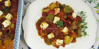 Ghiveci de Legume cu Branza Feta Reteta Ghiveci de Legume cu Branza Feta
