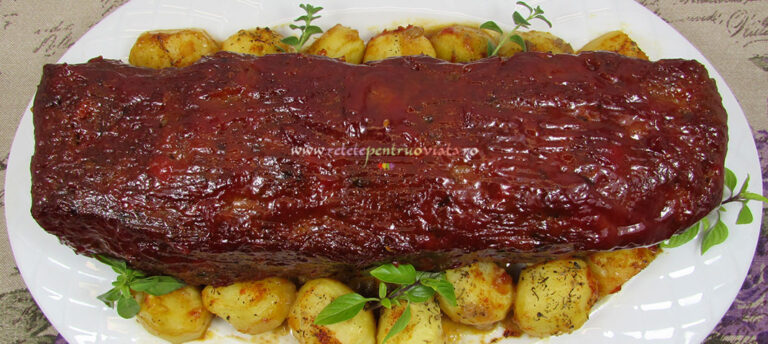 Reteta Rulada de Carne Tocata cu Glazura Dulce-Picanta