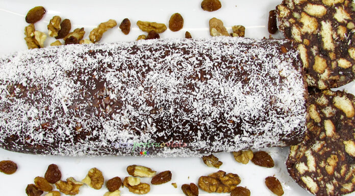 Salam de Biscuiti cu Ciocolata Salam de Biscuiti cu Ciocolata