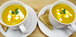 Supa Crema de Morcovi cu Ghimbir Supa Crema de Morcovi cu Ghimbir
