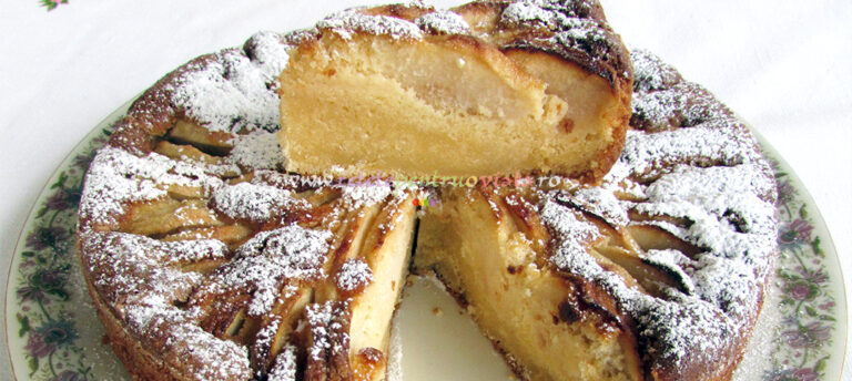 Chec Englezesc cu Mere Caramelizate Chec Englezesc cu Mere Caramelizate
