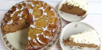 Prajitura Rasturnata cu Mere si Nuci Prajitura Rasturnata cu Mere si Nuci