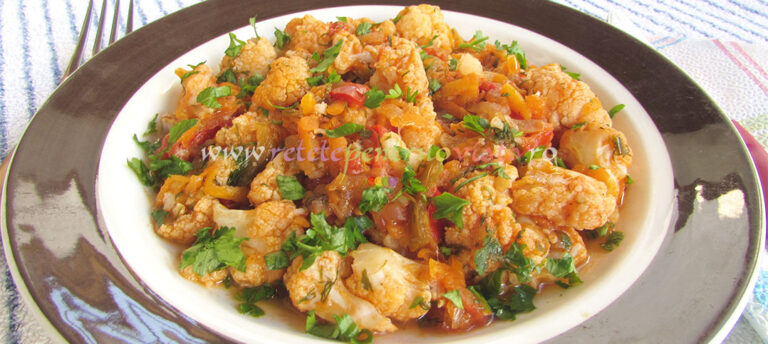 Mancare de Conopida cu Sos de Rosii