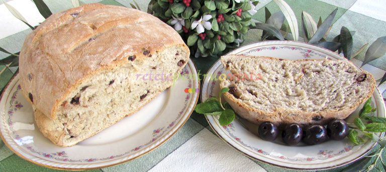 Paine cu Masline, Oregano si Menta