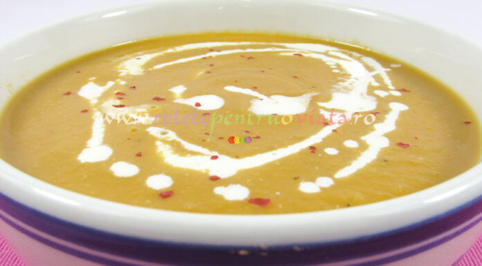 Supa Crema de Linte Rosie Supa Crema de Linte Rosie