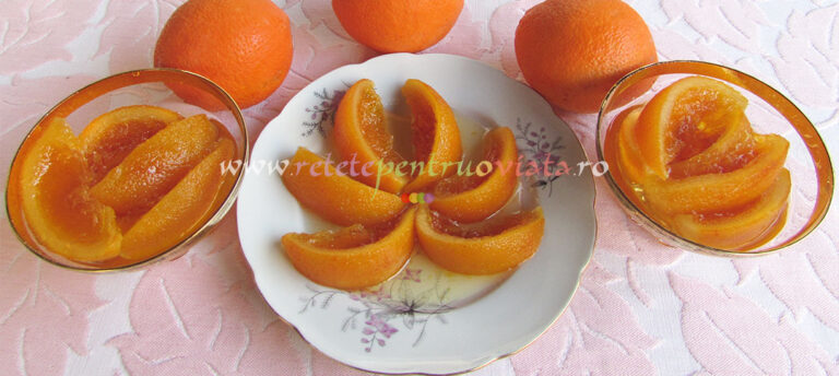 Dulceata de Portocale Intregi cu Vanilie