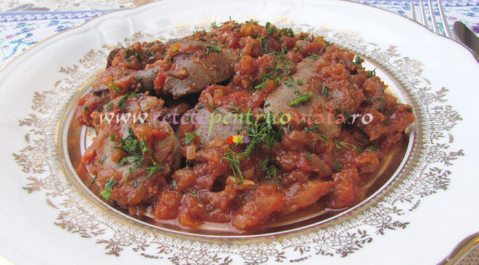 Ficatei de Pui cu Ceapa si Sos de Rosii Ficatei ce Pui cu Ceapa si Sos de Rosii poza 9