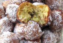 Gogosi cu Lingura cu Mere si Stafide Gogosi cu Lingura cu Mere si Stafide