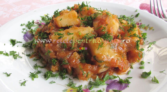 Mancare de Cartofi de Post Mancare de Cartofi de Post