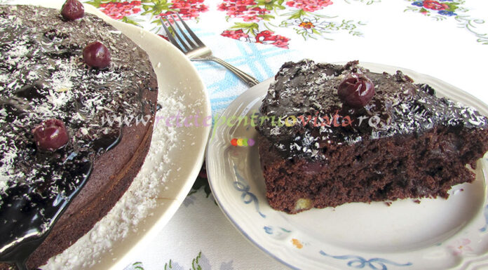 Negresa de Post cu Visine si Glazura Negresa de Post cu Visine si Glazura