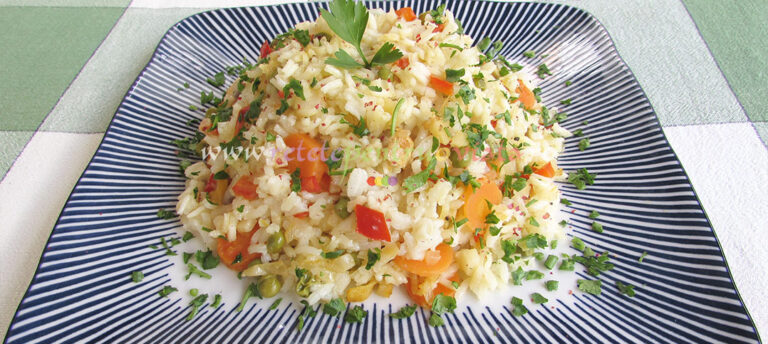 Pilaf de Orez cu Legume la Cuptor