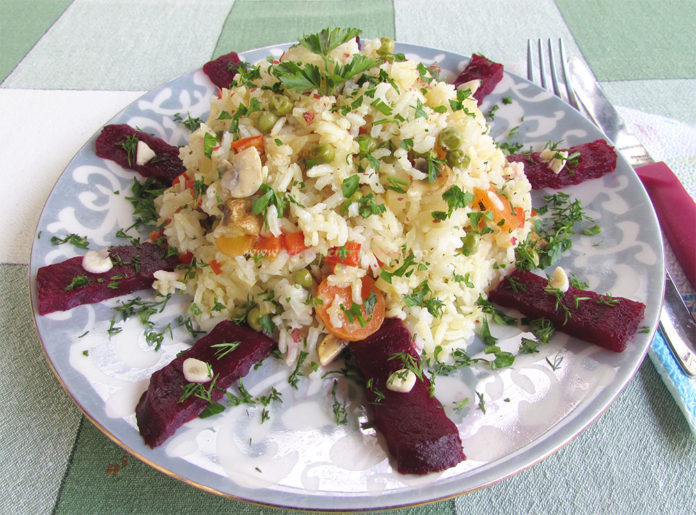 Pilaf de Orez cu Legume la Cuptor ⋆ Retete Pentru O Viata