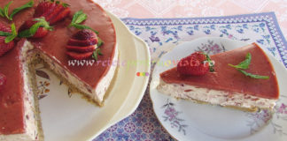 Cheesecake cu Capsuni Cheesecake cu Jeleu de Capsuni poza 17