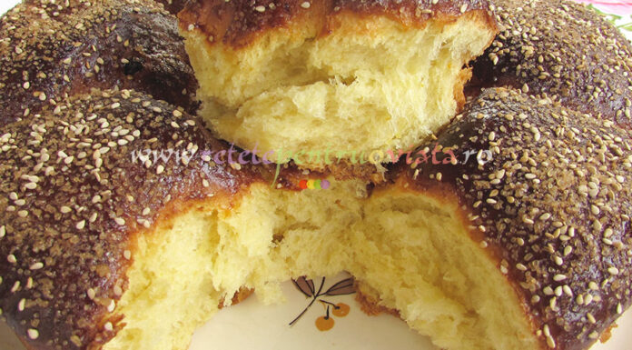 Cozonac fara Framantare cu Rahat si Stafide Cozonac fara Framantare cu Rahat si Stafide