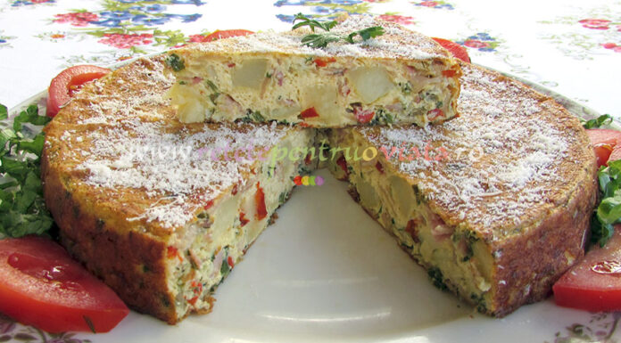 Frittata cu Cartofi si Bacon Frittata cu Cartofi si Bacon