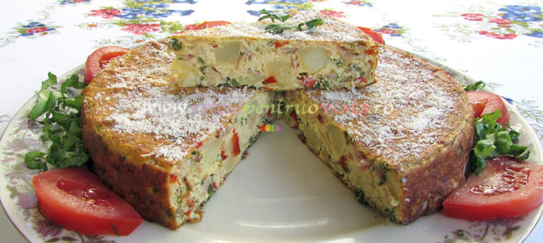 Frittata cu Cartofi si Bacon