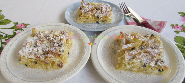 Paste cu Branza la Cuptor